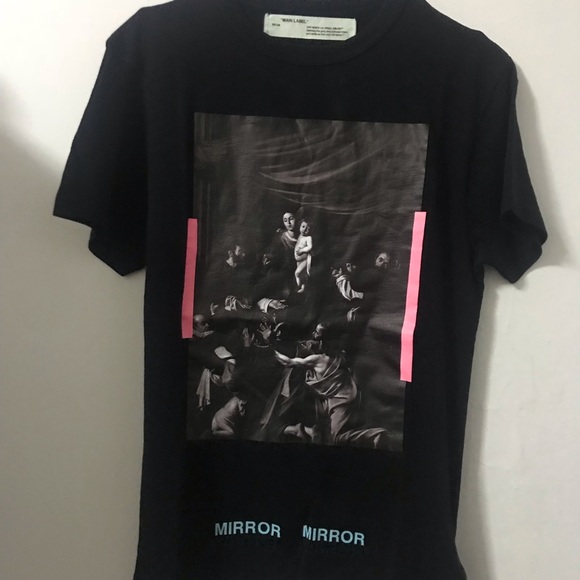 （Sold-250）Off-White Caravaggio tee size small - Picture 3 of 4